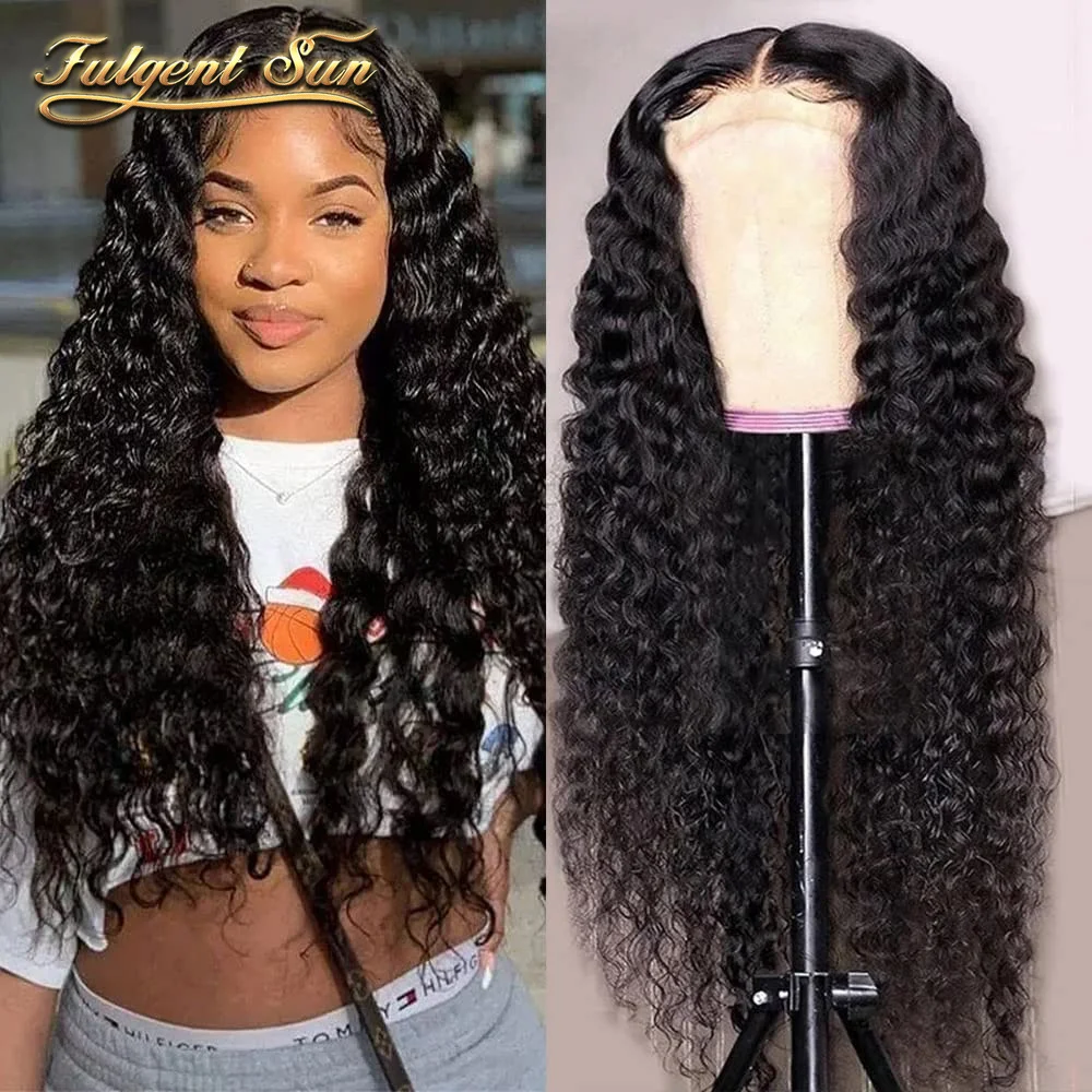 Deep Wave Wig Lace Closure Wigs 4x4 Middle Part Malaysian Human Hair Wigs For Women 200 Density Pre Plucked With Baby Hair
Deep Wave Wig Lace Closure Wigs 4x4 Middle Part Malaysian Human Hair Wigs For Women 200 Density Pre Plucked With Baby Hair