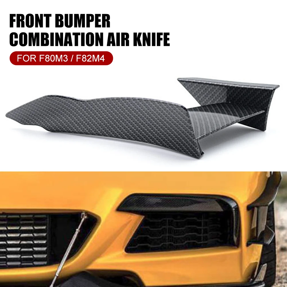 Car Front Bumper Lip Diffuser Side Fender Skirt Canard Retrofit Fin Splitter CarbonFiber Sticker for BMW F80F82F83M3M4 2015-2019
Car Front Bumper Lip Diffuser Side Fender Skirt Canard Retrofit Fin Splitter CarbonFiber Sticker for BMW F80F82F83M3M4 2015-2019