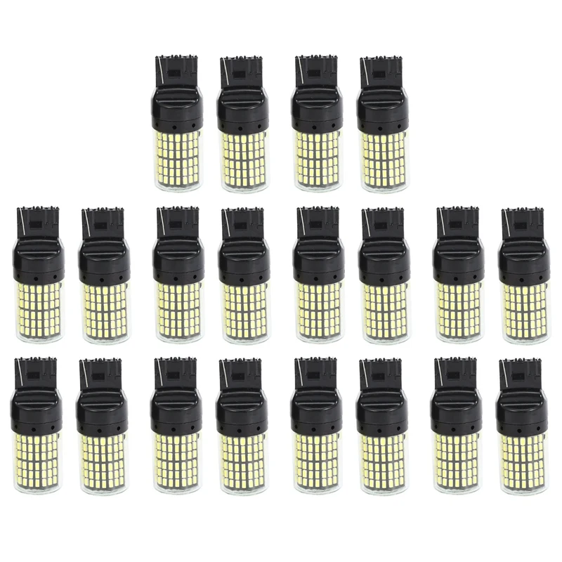 20Pcs Super Bright Canbus T20 7440 W21W Wy21w 144-Smd Reverse Light Turn Signal Light,Black Shell (White Light)
20Pcs Super Bright Canbus T20 7440 W21W Wy21w 144-Smd Reverse Light Turn Signal Light,Black Shell (White Light)