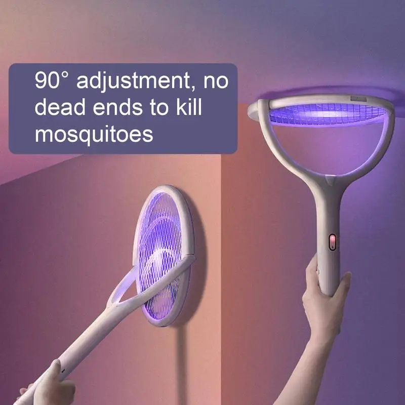 5 in 1 Rotatable Electric Mosquito Swatter Killer Light USB Rechargeable Bug Zapper Trap Flies Summer Fly Swatter Summer
5 in 1 Rotatable Electric Mosquito Swatter Killer Light USB Rechargeable Bug Zapper Trap Flies Summer Fly Swatter Summer