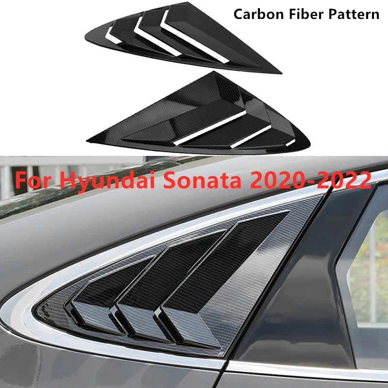 Carbon Fiber Pattern Car Rear Side Vent Window Scoop Louver Cover Trim For Hyundai Sonata 2020-2022
Carbon Fiber Pattern Car Rear Side Vent Window Scoop Louver Cover Trim For Hyundai Sonata 2020-2022