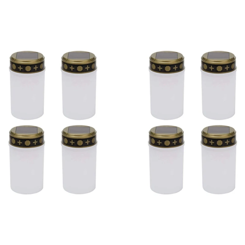 White Grave Candle For Cemetery Grave Solar Lights With Lighting LED Grave Light 8Pcs
White Grave Candle For Cemetery Grave Solar Lights With Lighting LED Grave Light 8Pcs
