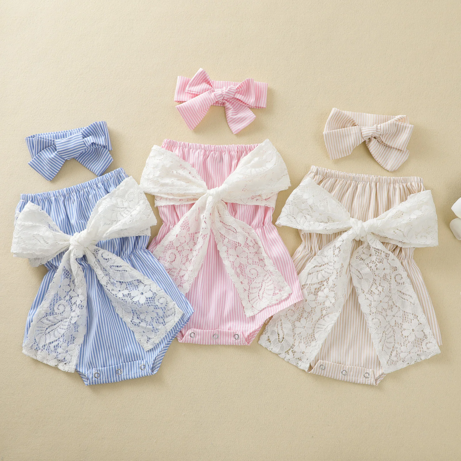 2022, комбинезон для новорожденных девочек u2019 S без бретелек с повязкой на голову, полосатый кружевной бант, вырез лодочкой, треугольные комби...
2022, комбинезон для новорожденных девочек u2019 S без бретелек с повязкой на голову, полосатый кружевной бант, вырез лодочкой, треугольные комби...