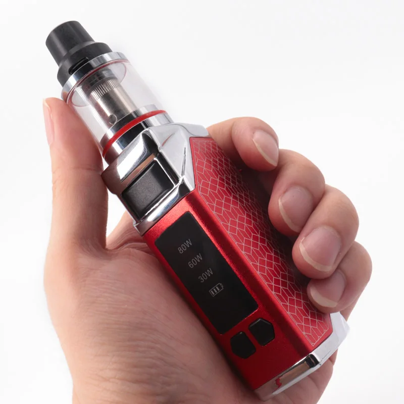 Electronic Cigarette Grid 80w VAPE Box Mod Kit 2200mah Build-in Battery with 0.5ohm 2.5ml Tank Vapor Kit Vape Pen Vapor Kit
Electronic Cigarette Grid 80w VAPE Box Mod Kit 2200mah Build-in Battery with 0.5ohm 2.5ml Tank Vapor Kit Vape Pen Vapor Kit