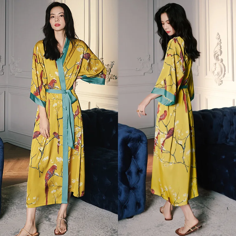 Luxury Print Nightgown Nightwear Women's Night Bathrobe Sleepwear Sexy Sleepwear Robe Flower Nightgown Pajamas Pyjama Robe
Luxury Print Nightgown Nightwear Women's Night Bathrobe Sleepwear Sexy Sleepwear Robe Flower Nightgown Pajamas Pyjama Robe