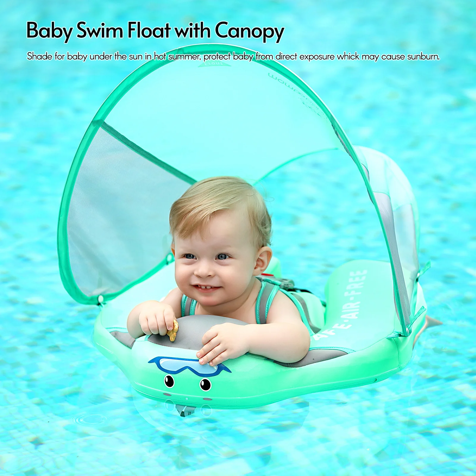 Non-inflatable Baby Kids Solid Swimming Float Swim Trainer Pool Floats Swimming Ring Canopy Swim Ring For Infant Swimmers 
Non-inflatable Baby Kids Solid Swimming Float Swim Trainer Pool Floats Swimming Ring Canopy Swim Ring For Infant Swimmers