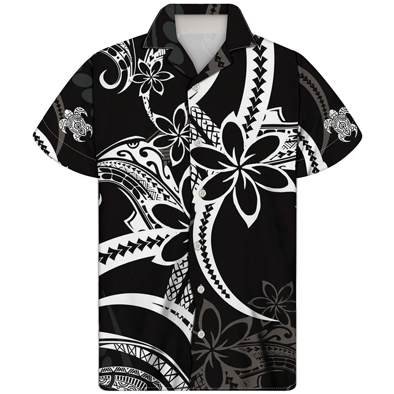 Oversized harajuku fashion Polynesian tribal print Hawaiian men's shirt casual short sleeve summer breathable top
Oversized harajuku fashion Polynesian tribal print Hawaiian men's shirt casual short sleeve summer breathable top