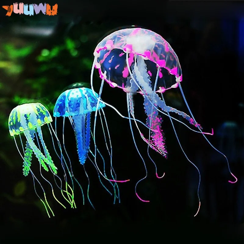 6 Colors Aquarium Decoration Fish Tank Accessories Jellyfish Ornament Decor Glowing Effect Fish Tank Decoration Aquatic Pet Item
6 Colors Aquarium Decoration Fish Tank Accessories Jellyfish Ornament Decor Glowing Effect Fish Tank Decoration Aquatic Pet Item