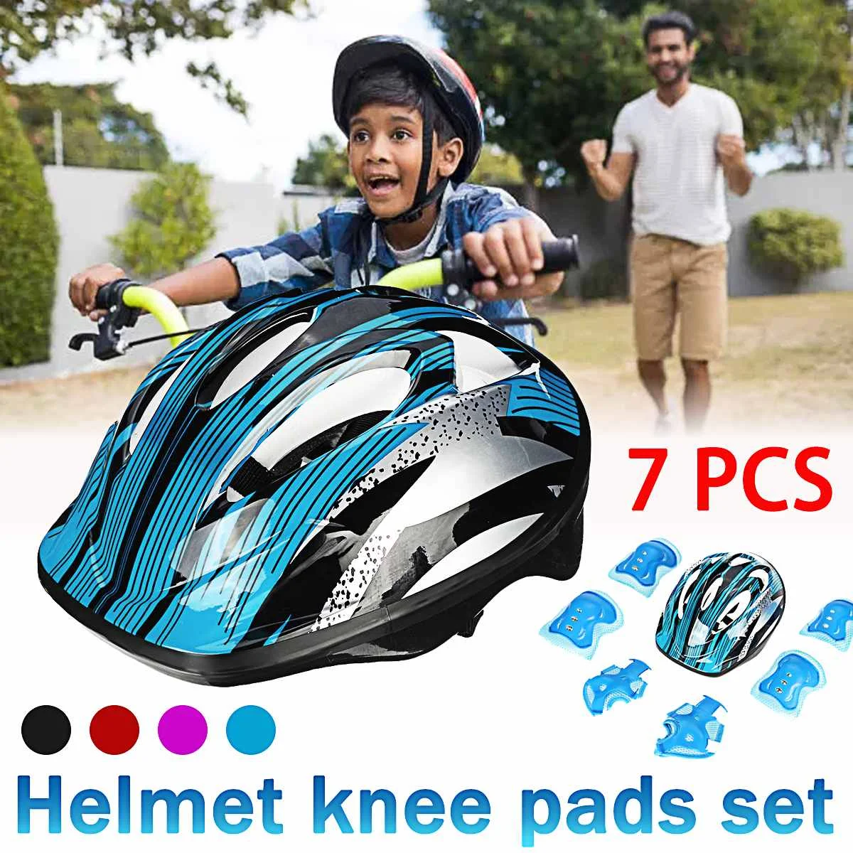 7 Pcs/Set Boys Girls Youth Child Kids Body Protection Motocross Armor Bike Bicycle Roller Scooter Knee careProtective Set
7 Pcs/Set Boys Girls Youth Child Kids Body Protection Motocross Armor Bike Bicycle Roller Scooter Knee careProtective Set