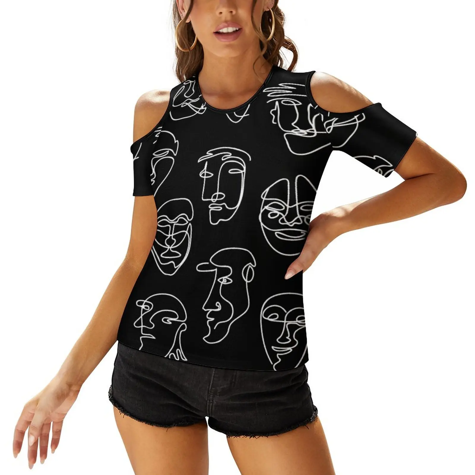 Single Line Face Design T Shirt Abstract Art Trendy T-Shirts Short Sleeve Streetwear Printed Tops Beach Clothes 3XL 4XL 5XL
Single Line Face Design T Shirt Abstract Art Trendy T-Shirts Short Sleeve Streetwear Printed Tops Beach Clothes 3XL 4XL 5XL