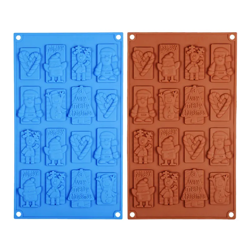 16 Cavity Christmas Silicone Chocolate Baking Mold for Ice Cube Jelly Pudding Pastry Dessert Biscuit Candy Cake Decorating Tools
16 Cavity Christmas Silicone Chocolate Baking Mold for Ice Cube Jelly Pudding Pastry Dessert Biscuit Candy Cake Decorating Tools
