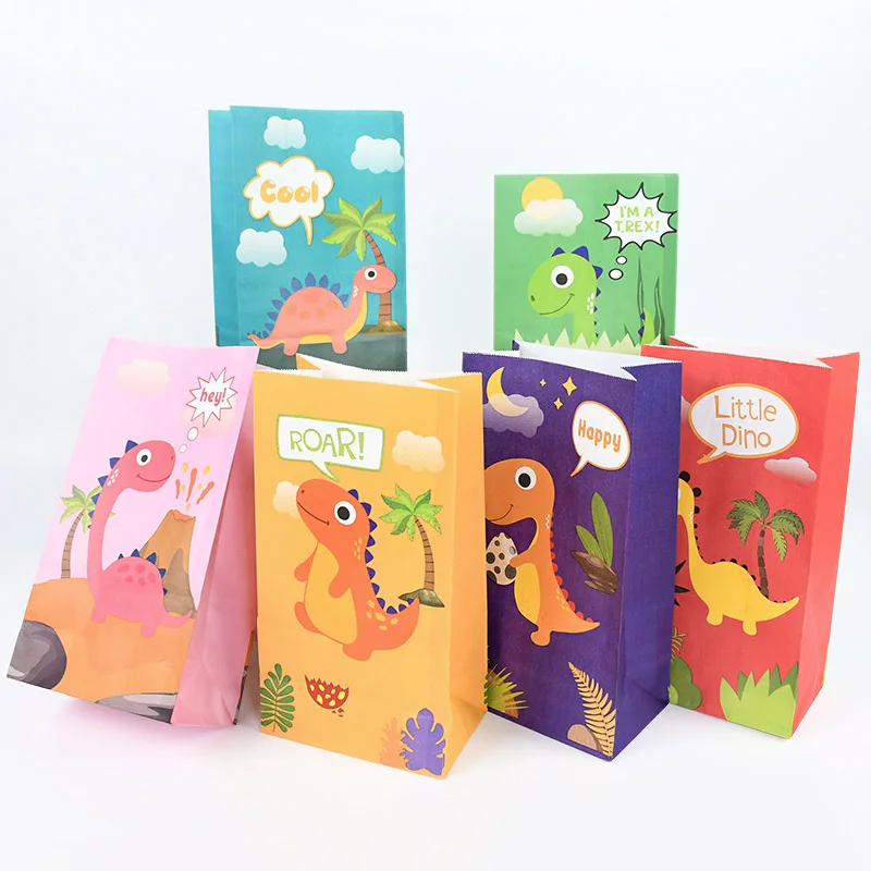 Dinosaur Packaging Bag Cute Cartoon Candy Gift Bags With Sticker for Dinosaur Birthday Party Decor Gift Cookies Package Supplies
Dinosaur Packaging Bag Cute Cartoon Candy Gift Bags With Sticker for Dinosaur Birthday Party Decor Gift Cookies Package Supplies