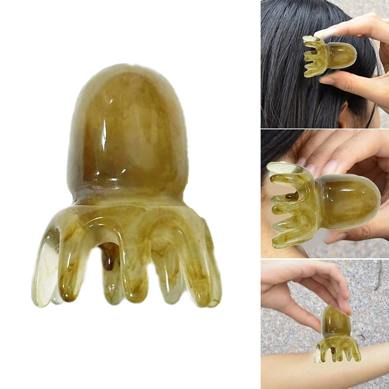 Resin Octopus Comb Head Massager Meridian Scraping Scalp Massage Brush Acupuncture Spa Body Health Therapy Tool Home Adults
Resin Octopus Comb Head Massager Meridian Scraping Scalp Massage Brush Acupuncture Spa Body Health Therapy Tool Home Adults