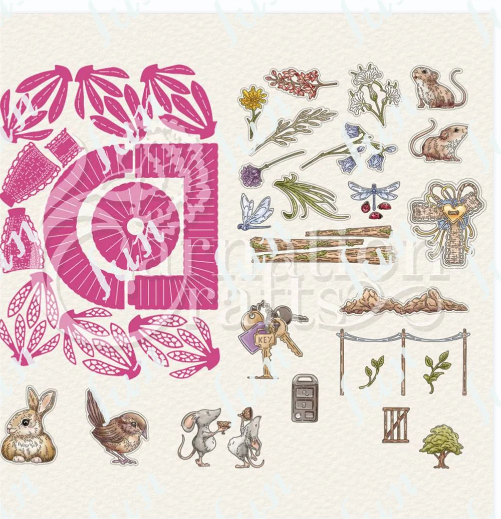 Wild Wonders Collection May New Metal Cutting Dies Molds DIY Holiday Greeting Card Decor for Scrapbooking Paper Craft Embossing 
Wild Wonders Collection May New Metal Cutting Dies Molds DIY Holiday Greeting Card Decor for Scrapbooking Paper Craft Embossing