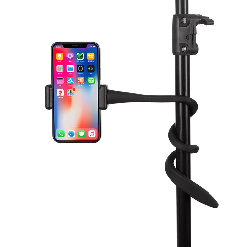 Universal Mic Stand Mobile Phone Holder Flexible Arm Foldable For Live Video Stands Gym 360 Rotation Lazy Bracket Phone Accessor
Universal Mic Stand Mobile Phone Holder Flexible Arm Foldable For Live Video Stands Gym 360 Rotation Lazy Bracket Phone Accessor