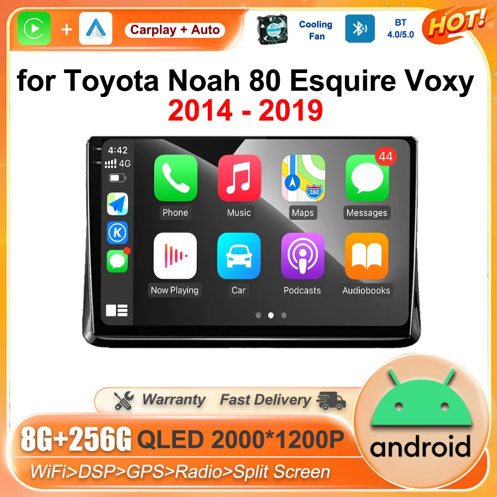 Автомобильный мультимедийный плеер на Android для Toyota с сенсорным экраном Bluetooth GPS DSP