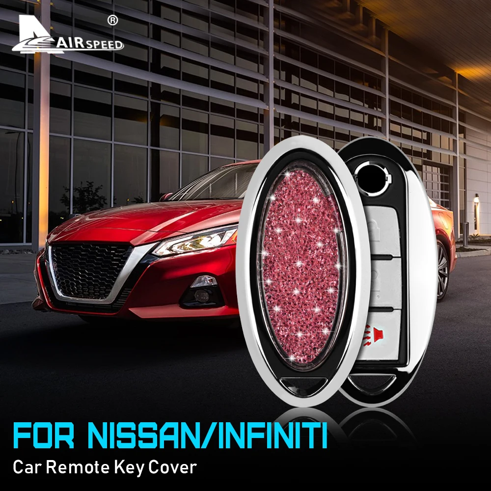 ZincAlloy Diamond for Nissan Tiida Juke Note X-trail T32 T31 Livina Qashqai J11 Infiniti QX50 Q50L Car Key Case Cover Protective
ZincAlloy Diamond for Nissan Tiida Juke Note X-trail T32 T31 Livina Qashqai J11 Infiniti QX50 Q50L Car Key Case Cover Protective