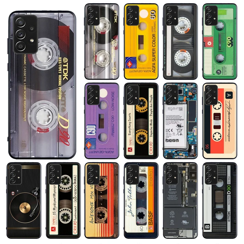 Classical Cassette tape Battery Phone Case for Samsung Galaxy A13 A22 A12 A32 A71 A11 A21S A33 A52 A72 A51 A50 A70 A31 M31 Funda
Classical Cassette tape Battery Phone Case for Samsung Galaxy A13 A22 A12 A32 A71 A11 A21S A33 A52 A72 A51 A50 A70 A31 M31 Funda