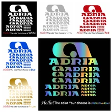 Adria Vinyl Sticker For RV Body Decor Decal Caravan Vinyl Stickers