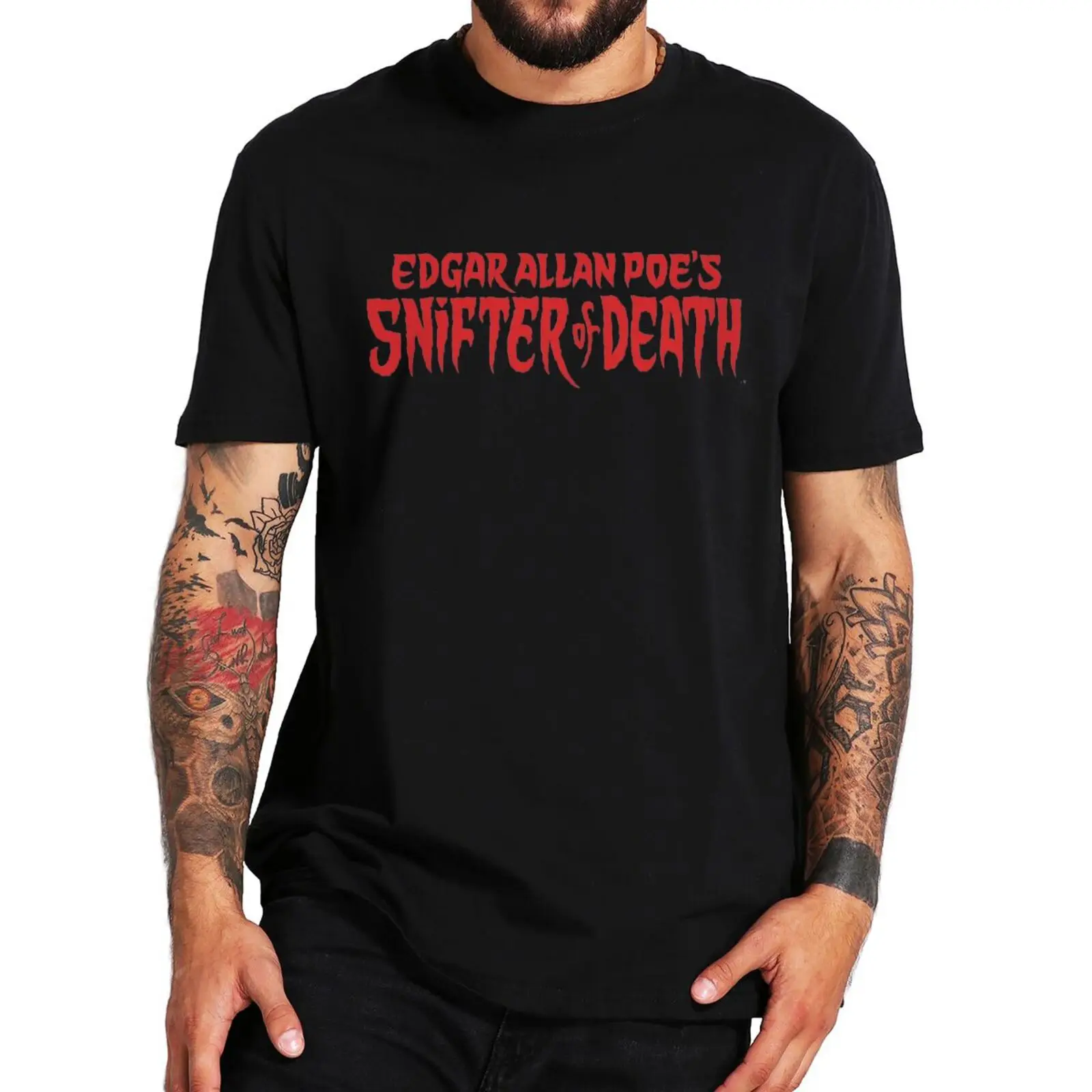 Edgar Allan Poe Snifter Of Death T Shirt Horror Manga Comic Fans Men Clothing Casual 100% Cotton Premium Summer Soft T-shirts
Edgar Allan Poe Snifter Of Death T Shirt Horror Manga Comic Fans Men Clothing Casual 100% Cotton Premium Summer Soft T-shirts