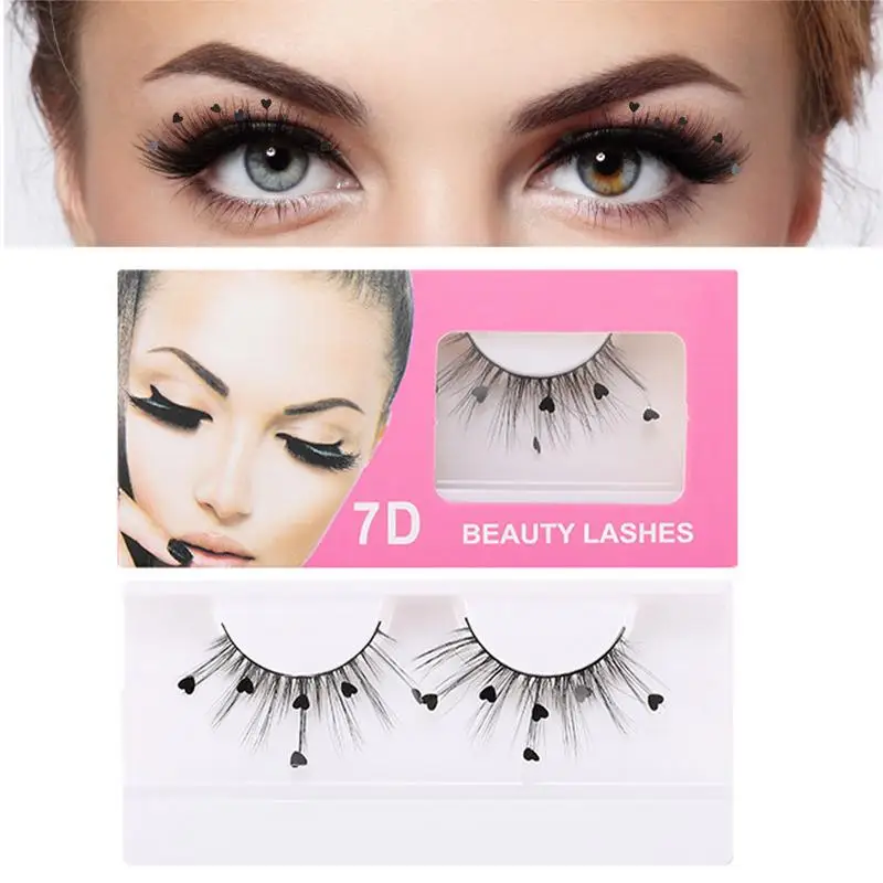 Fluffy Glitter Eyelashes 3D Fluffy False Eyelashes Glitter Lashes Natural Eyelashes Heart Flower Decorative Fake Eyelashes
Fluffy Glitter Eyelashes 3D Fluffy False Eyelashes Glitter Lashes Natural Eyelashes Heart Flower Decorative Fake Eyelashes