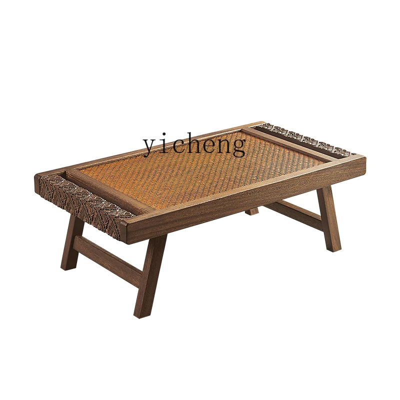 Маленький журнальный столик из массива дерева и ротанга, размер XL
Маленький журнальный столик из массива дерева и ротанга, размер XL