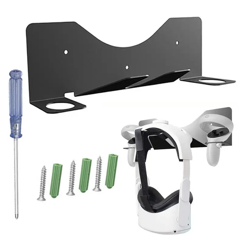 VR Glasses Wall Mount Holder Universal Virtual Reality Headset Stand Bracket For OculusQuest 2 Virtual Reality Accessories
VR Glasses Wall Mount Holder Universal Virtual Reality Headset Stand Bracket For OculusQuest 2 Virtual Reality Accessories