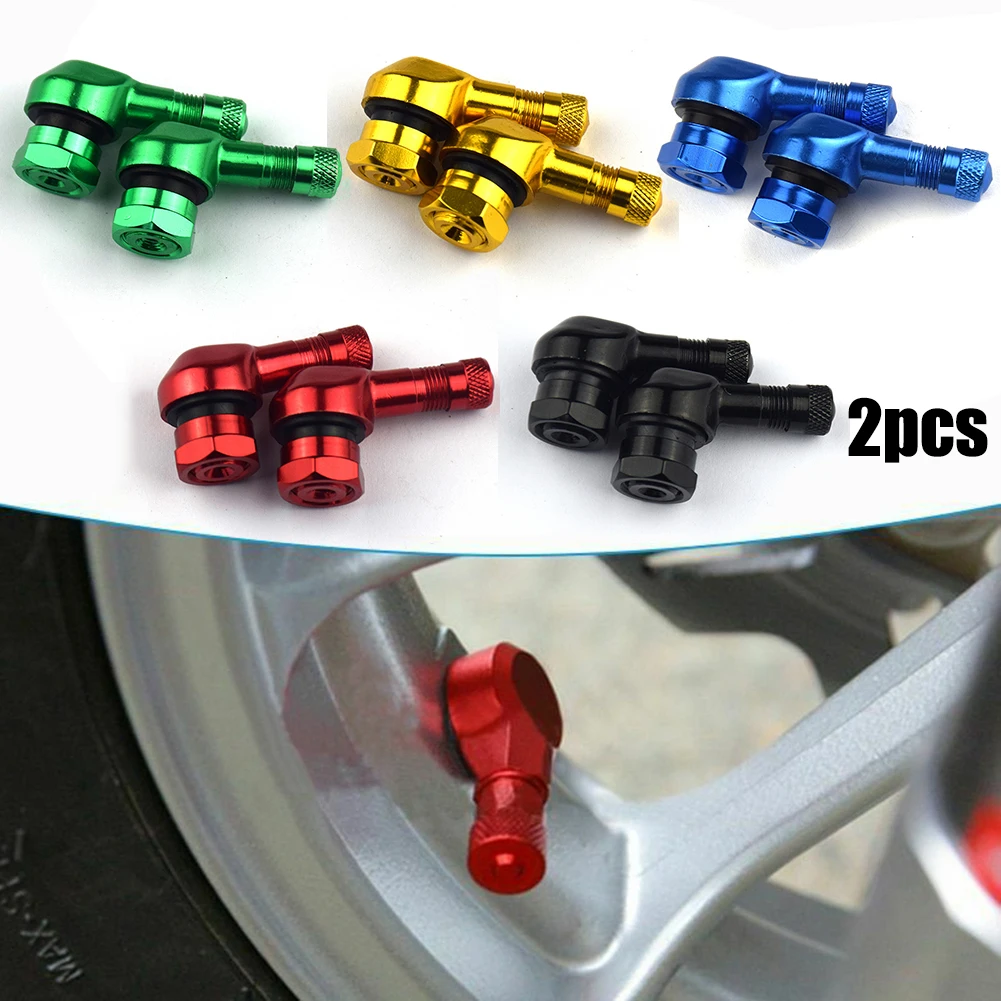 2X CNC Aluminum Alloy Accessories For Vehicles Motorcycle 90 Degree Angle Wheel Tire Stem Tubeless Valve
2X CNC Aluminum Alloy Accessories For Vehicles Motorcycle 90 Degree Angle Wheel Tire Stem Tubeless Valve