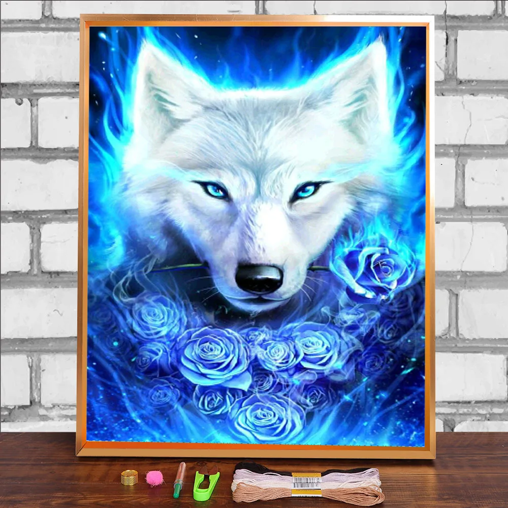 Animal Wolf Pre-Printed 11CT Cross-Stitch Embroidery Patterns DMC Threads Needlework Craft Knitting Handmade Different Gift
Animal Wolf Pre-Printed 11CT Cross-Stitch Embroidery Patterns DMC Threads Needlework Craft Knitting Handmade Different Gift