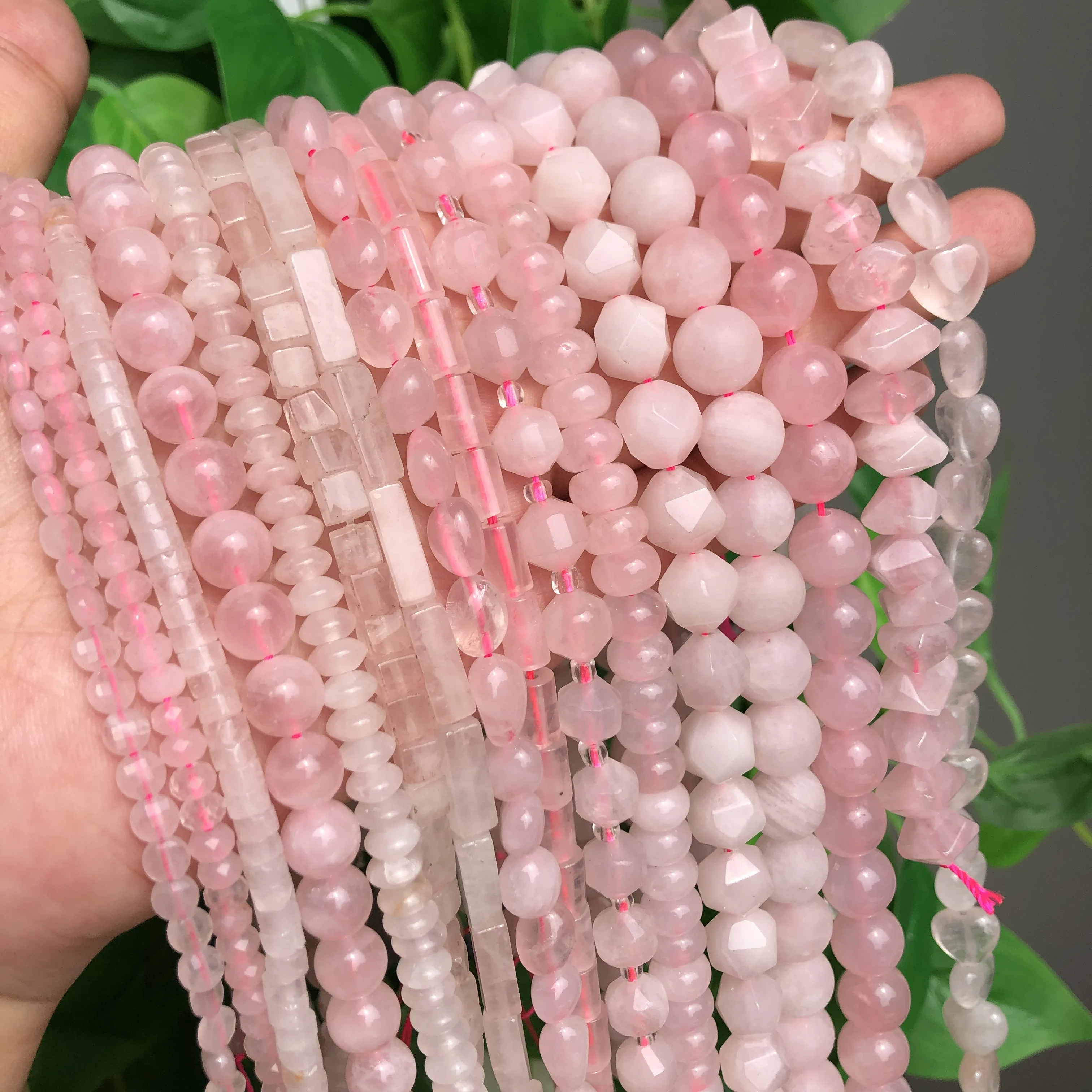 Natural Stone Beads Pink Rose Quartz Crystal Round Loose Beads for Jewelry Making Diy Bracelet Accessories 15'' 4 6 8 10 12mm
Natural Stone Beads Pink Rose Quartz Crystal Round Loose Beads for Jewelry Making Diy Bracelet Accessories 15'' 4 6 8 10 12mm