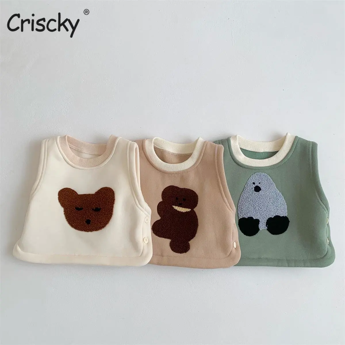 Criscky 2022 Cute Cartoon Kids Vest Jackets for Girls Outerwear Winter Thick Boy Jacket Costumes Warm Coats Baby Children Vest
Criscky 2022 Cute Cartoon Kids Vest Jackets for Girls Outerwear Winter Thick Boy Jacket Costumes Warm Coats Baby Children Vest