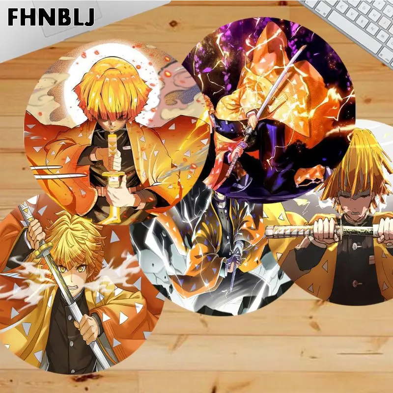 Demon Slayer Agatsuma Zenitsu Round Office Student Gaming Thickened Writing Pad Non-slip Cushion Mouse Pad Writing Desk Mats
Demon Slayer Agatsuma Zenitsu Round Office Student Gaming Thickened Writing Pad Non-slip Cushion Mouse Pad Writing Desk Mats