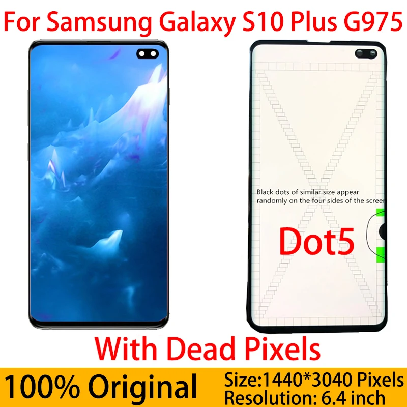 Оригинальный AMOLED S10Plus ЖК-экран для SAMSUNG Galaxy S10 Plus ЖК-дисплей G975 G975F G975FD сенсорный экран дигитайзер в сборе
Оригинальный AMOLED S10Plus ЖК-экран для SAMSUNG Galaxy S10 Plus ЖК-дисплей G975 G975F G975FD сенсорный экран дигитайзер в сборе