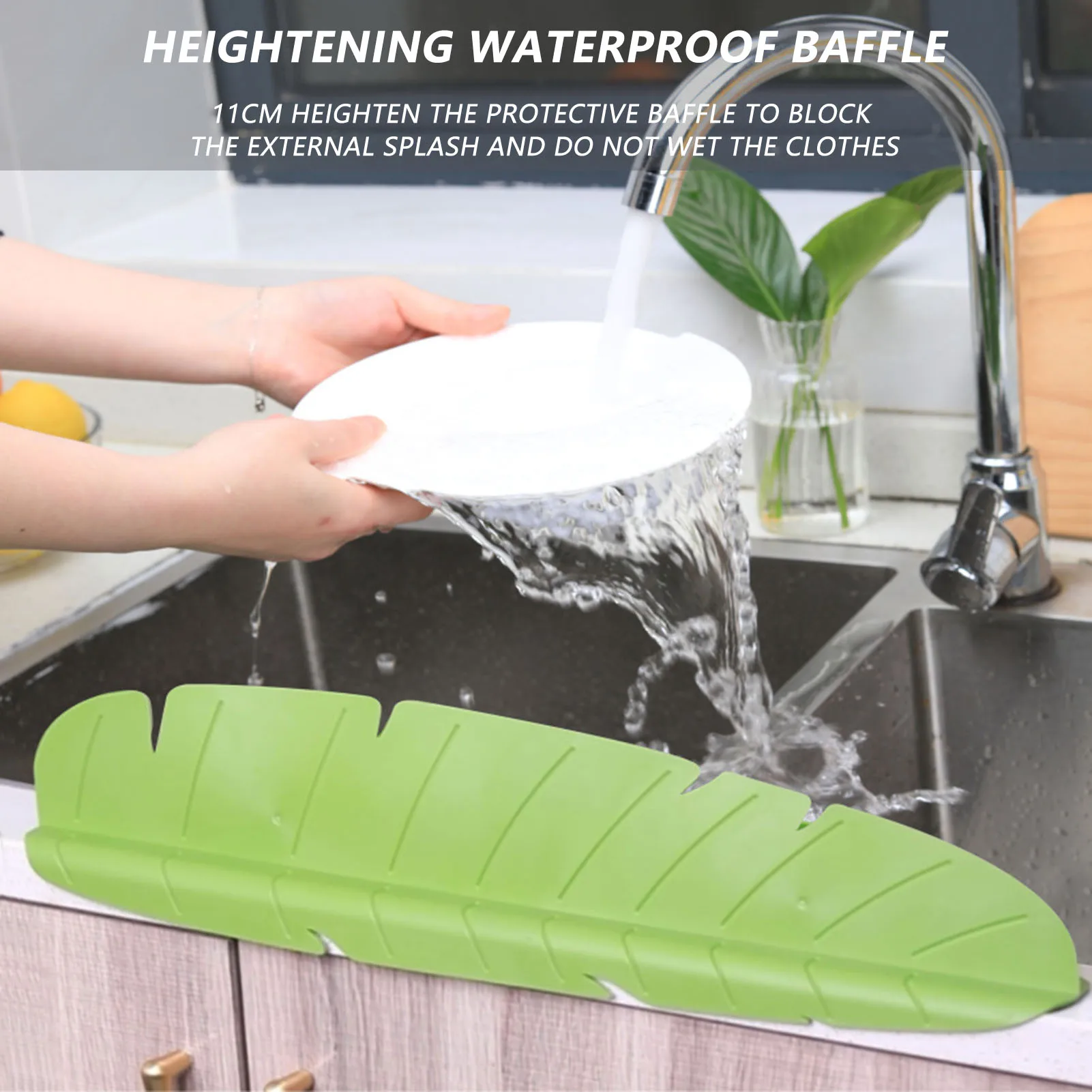 Water Splash Guard Dish Washing Baffle Board for Kitchen Island Retaining Plate Suction Cup Design Easy to Use Portable Light
Water Splash Guard Dish Washing Baffle Board for Kitchen Island Retaining Plate Suction Cup Design Easy to Use Portable Light