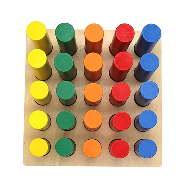 Wooden Toys Finger Grab Board Color Plug Stick Educational Toy Sensory Training Color Discrimination Board A
Wooden Toys Finger Grab Board Color Plug Stick Educational Toy Sensory Training Color Discrimination Board A