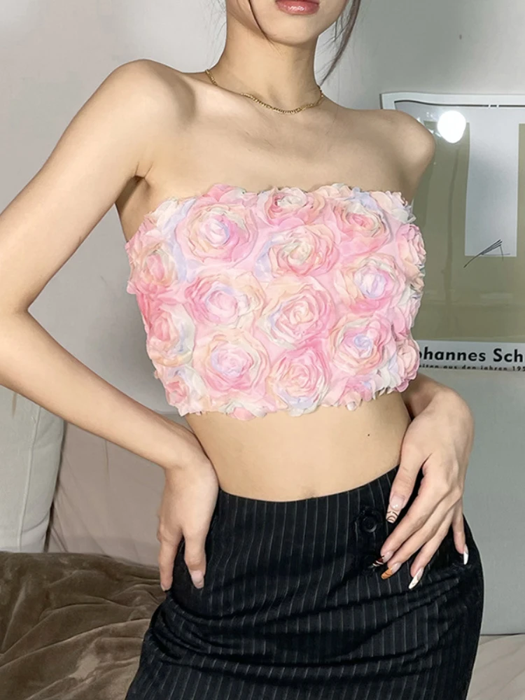 Pink Women Top Backless Tanks and Camis Y2k Fashion Polyester Summer Sexy Streetwear Slim Vest Club Tube Top Camisoles for Women
Pink Women Top Backless Tanks and Camis Y2k Fashion Polyester Summer Sexy Streetwear Slim Vest Club Tube Top Camisoles for Women