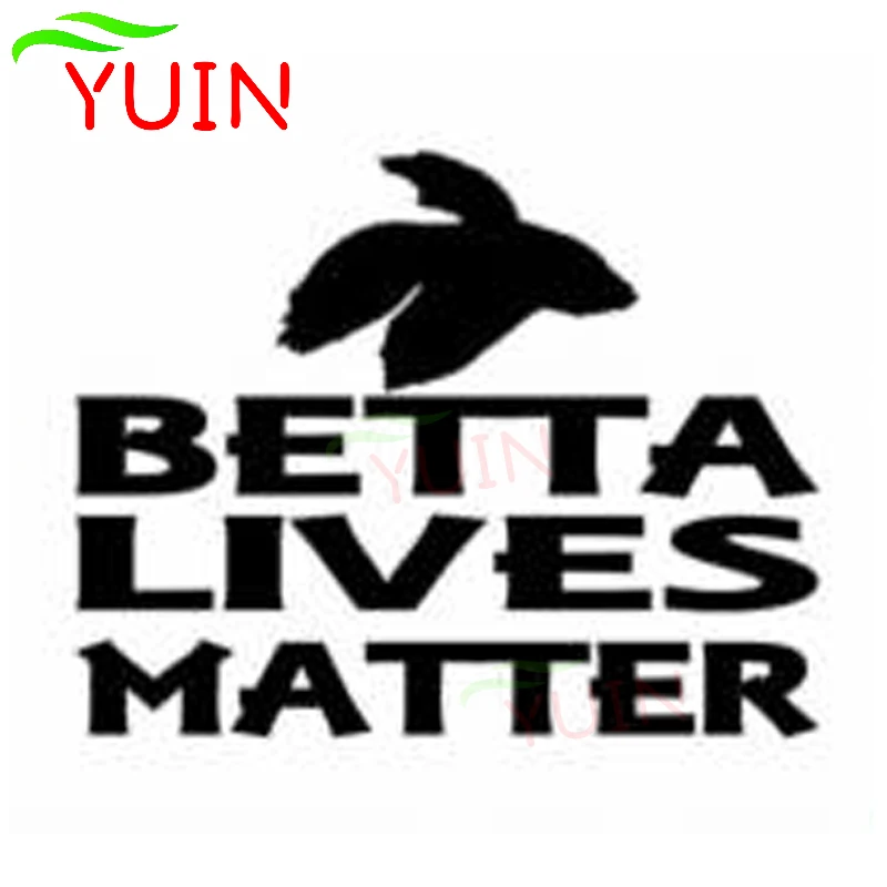 YUIN Funny Betta Lives Matter Car Sticker Fashion PVC Bumper Rear Windshield Decoration Accessories Waterproof Anti-UV Decal
YUIN Funny Betta Lives Matter Car Sticker Fashion PVC Bumper Rear Windshield Decoration Accessories Waterproof Anti-UV Decal
