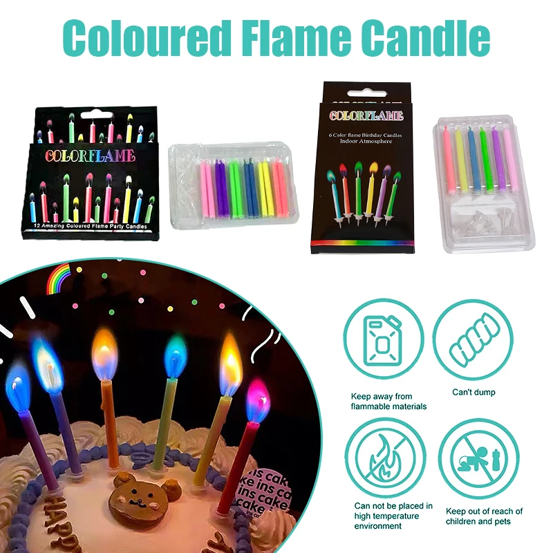Multicolour Flame Candles Colorful Wedding Party Birthday Cake Candles Decoration Party Supplies for Children Kids
Multicolour Flame Candles Colorful Wedding Party Birthday Cake Candles Decoration Party Supplies for Children Kids