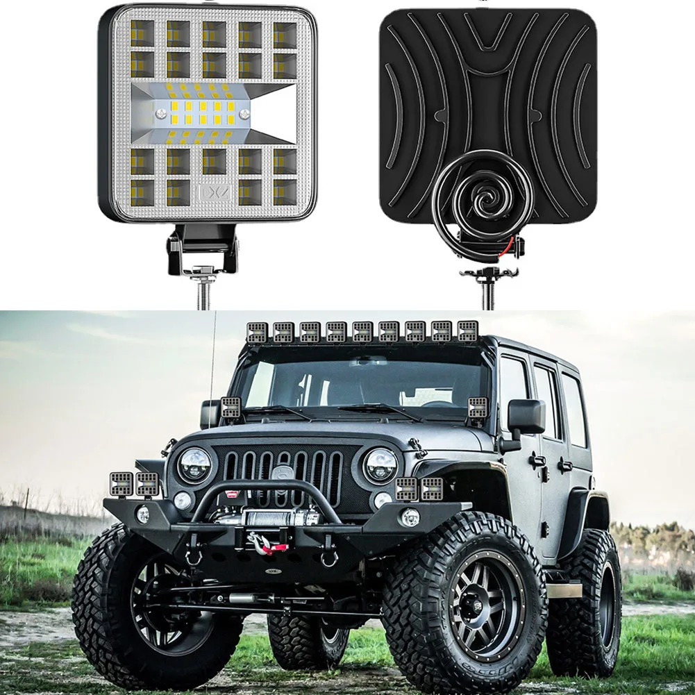 1pcs Car LED Work Lights Mini Square 29 Lights 87W Off-road Vehicle Lights 9-80V Modified Auxiliary Driving Lights 6500K 2000LM
1pcs Car LED Work Lights Mini Square 29 Lights 87W Off-road Vehicle Lights 9-80V Modified Auxiliary Driving Lights 6500K 2000LM