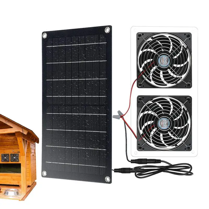 Solar Plane Fan 10W Portable Solar Ventilation Fan Cooling Ventilation Fans With Cable For Small Chicken Coops Greenhouses
Solar Plane Fan 10W Portable Solar Ventilation Fan Cooling Ventilation Fans With Cable For Small Chicken Coops Greenhouses