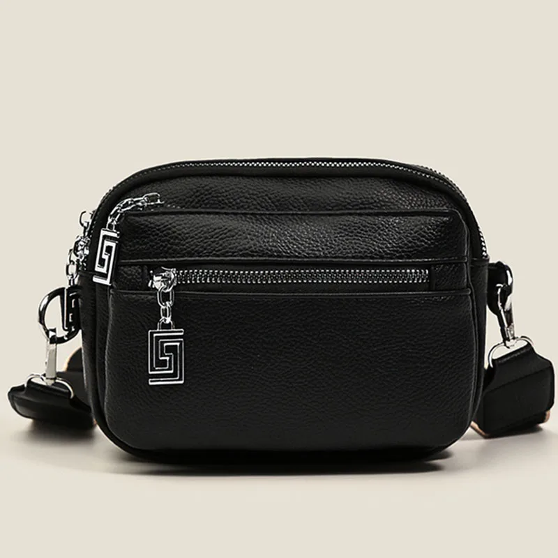 New Women's Bag Three Layer Space Large Capacity Soft Leather High Quality Texture Fashion Women's One Shoulder Messenger Bag
New Women's Bag Three Layer Space Large Capacity Soft Leather High Quality Texture Fashion Women's One Shoulder Messenger Bag
