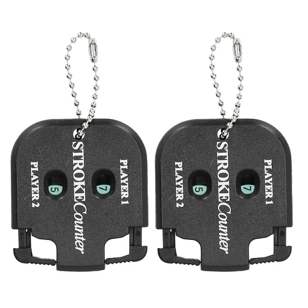 2pcs Portable Golf Score Counter Mini Golf Stroke Shot Score Counter With Key Chain
2pcs Portable Golf Score Counter Mini Golf Stroke Shot Score Counter With Key Chain