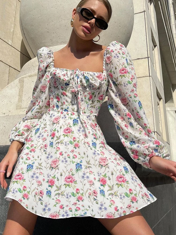 Женское мини-платье с цветочным принтом, ТРАПЕЦИЕВИДНОЕ короткое платье с пышными длинными рукавами, рюшами и квадратным вырезом, шикарное ...
Женское мини-платье с цветочным принтом, ТРАПЕЦИЕВИДНОЕ короткое платье с пышными длинными рукавами, рюшами и квадратным вырезом, шикарное ...