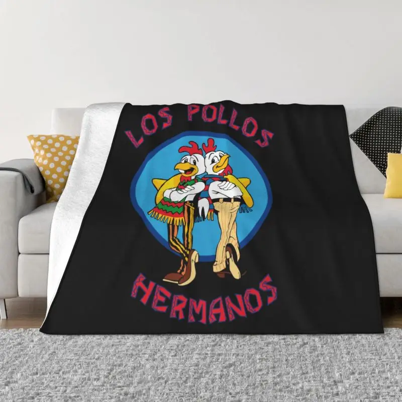 

Одеяло Los Pollos Hermanos из дышащей мягкой фланели, летнее покрывало для цыплят и братьев, домашняя кровать