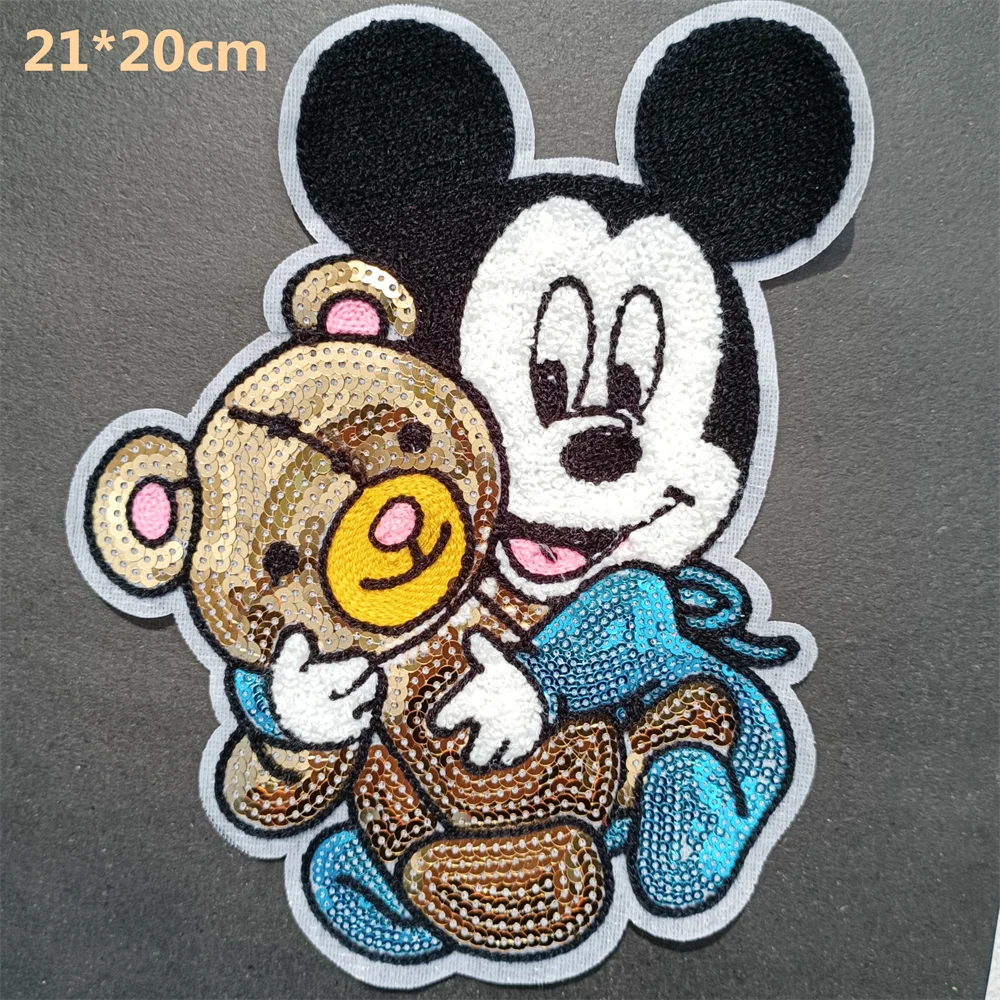 Disney Large Cartoon Patch Embroidered Patches for Clothing and Baby Bag Clothing Accessories Sticker on Jacket Sewing Patterns
Disney Large Cartoon Patch Embroidered Patches for Clothing and Baby Bag Clothing Accessories Sticker on Jacket Sewing Patterns