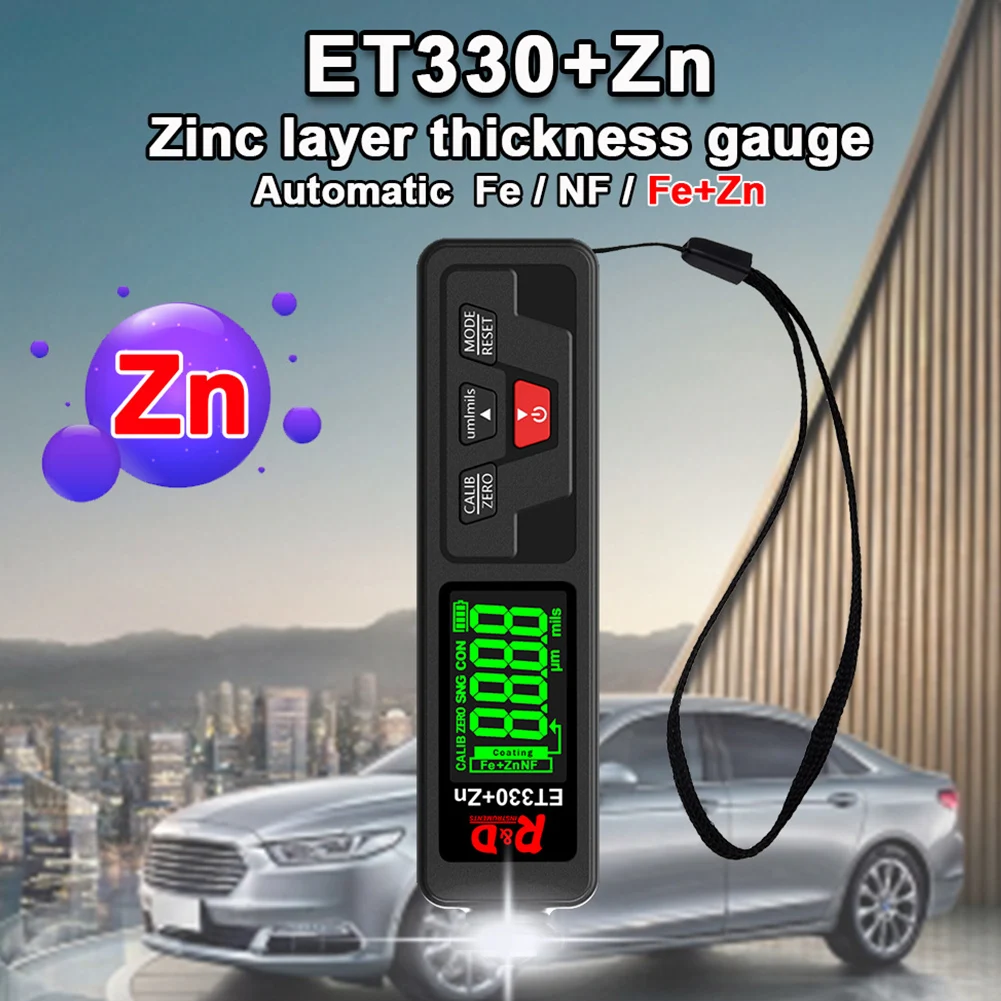 Coating Thickness Gauge Digital Painting Thickness Gauge 0-1500um Automatic Thickness Gauge for Iron Aluminum Zinc Resolution
Coating Thickness Gauge Digital Painting Thickness Gauge 0-1500um Automatic Thickness Gauge for Iron Aluminum Zinc Resolution