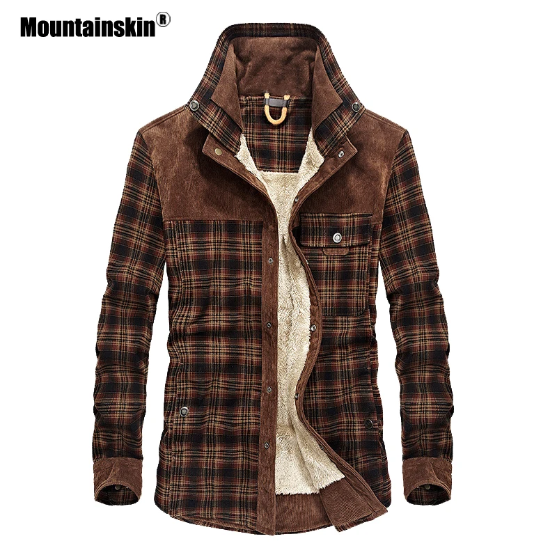 Mountainskin Men's Warm Jacket Fleece Thick Army Coat Autumn Winter Jacket Men Slim Fit Clothing Mens Brand Clothing SA831
Mountainskin Men's Warm Jacket Fleece Thick Army Coat Autumn Winter Jacket Men Slim Fit Clothing Mens Brand Clothing SA831