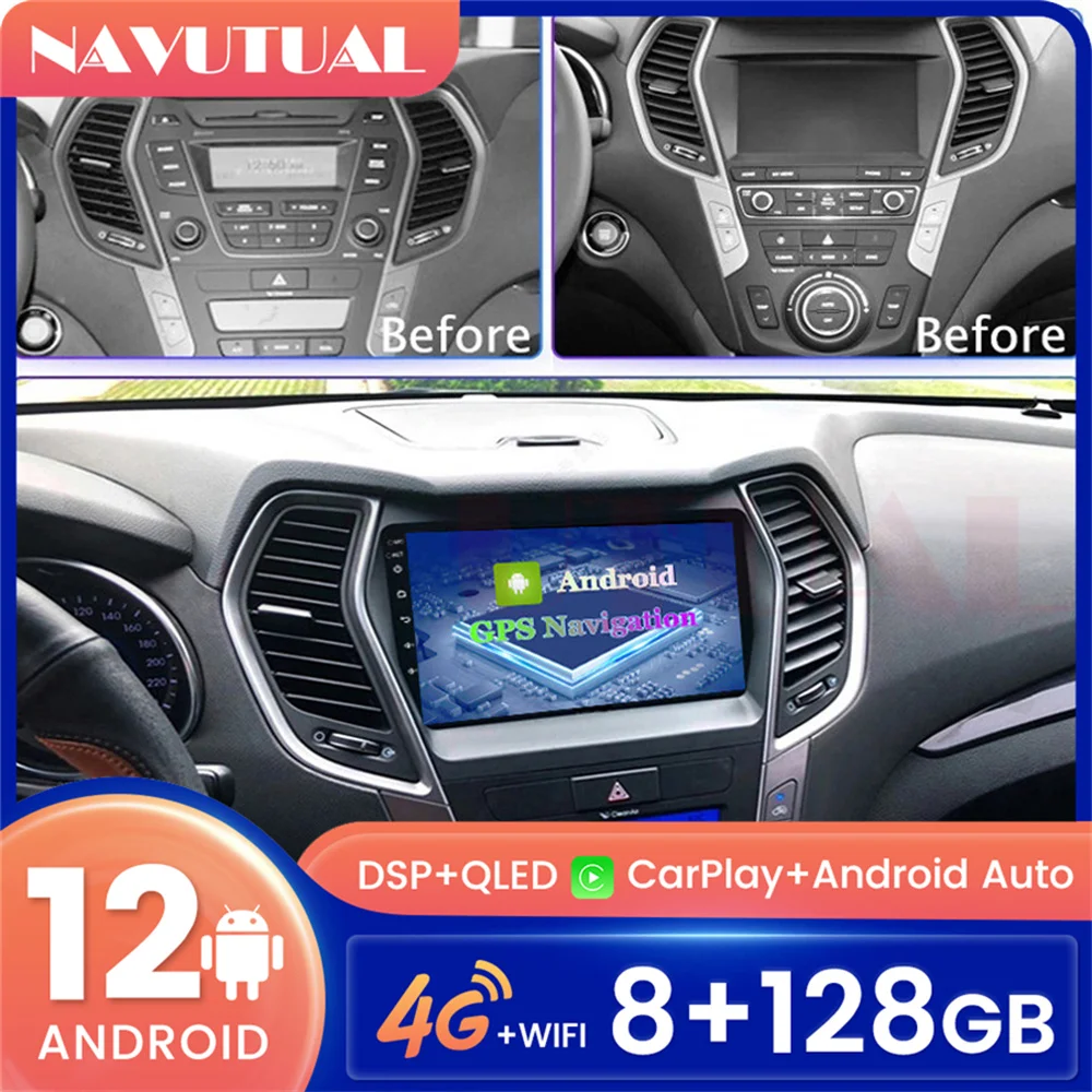 2 Din Android 12 Car Radio Player GPS Navigation Video Multimedia For Hyundai Santa Fe IX45 Android 12 Screen 2013-2017
2 Din Android 12 Car Radio Player GPS Navigation Video Multimedia For Hyundai Santa Fe IX45 Android 12 Screen 2013-2017
