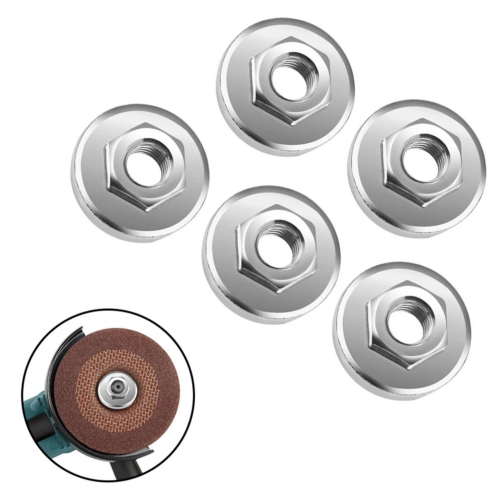 5PCS Hex Nut Tools Replacement For Angle Grinder Chuck Locking Plate Quick Clamp Angle Grinder Tool Accessories
5PCS Hex Nut Tools Replacement For Angle Grinder Chuck Locking Plate Quick Clamp Angle Grinder Tool Accessories