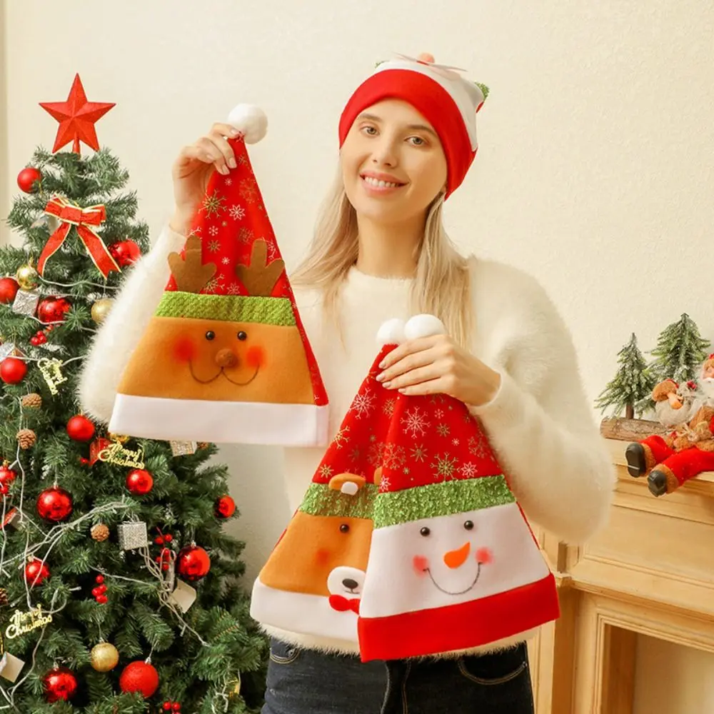 Cute Streetwear Beanies Snowman Plush Ball Elk Cartoon Plush Hat Christmas Hat Santa Claus Korean Winter Cap
Cute Streetwear Beanies Snowman Plush Ball Elk Cartoon Plush Hat Christmas Hat Santa Claus Korean Winter Cap